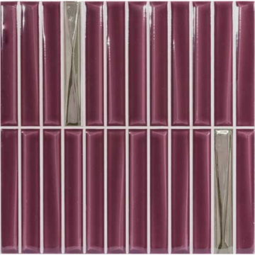 DECOR MELODY BORDEAUX SILVER
