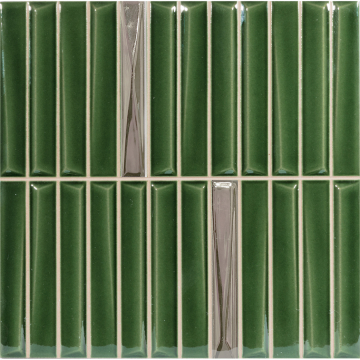 DECOR MELODY ROYAL GREEN SILVER